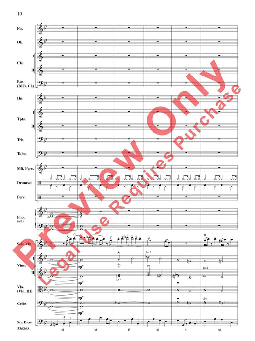 The Pink Panther For Solo Violin with Orchestra 獨奏 小提琴 管弦樂團 總譜 | 小雅音樂 Hsiaoya Music