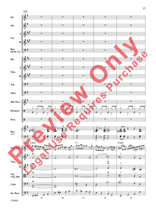 The Pink Panther For Solo Violin with Orchestra 獨奏 小提琴 管弦樂團 總譜 | 小雅音樂 Hsiaoya Music