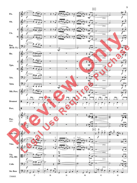 The Pink Panther For Solo Violin with Orchestra 獨奏 小提琴 管弦樂團 總譜 | 小雅音樂 Hsiaoya Music