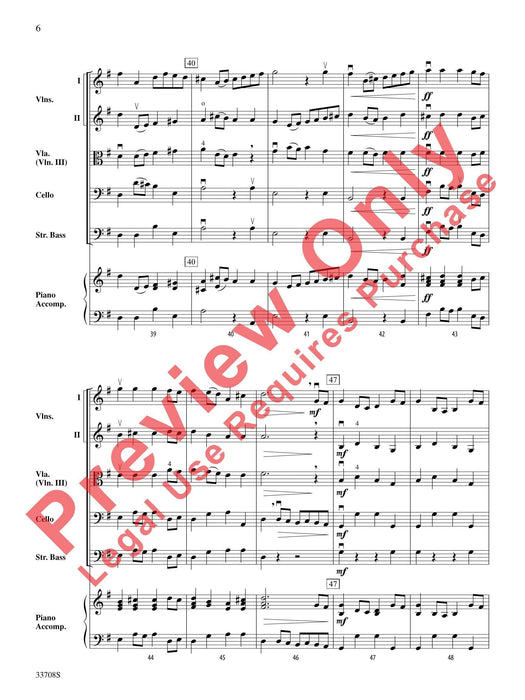 Brandenburg Concerto No. 3 (First Movement) 巴赫約翰‧瑟巴斯提安 協奏曲 樂章 總譜 | 小雅音樂 Hsiaoya Music