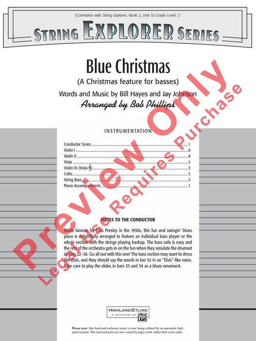 Blue Christmas A Christmas Feature for Basses | 小雅音樂 Hsiaoya Music