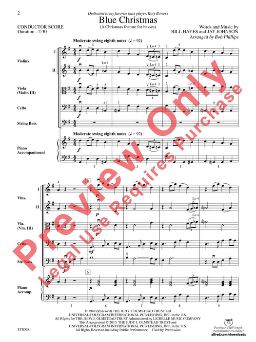 Blue Christmas A Christmas Feature for Basses | 小雅音樂 Hsiaoya Music