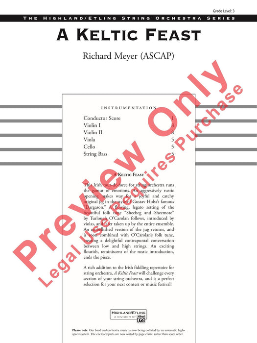 A Keltic Feast 總譜 | 小雅音樂 Hsiaoya Music