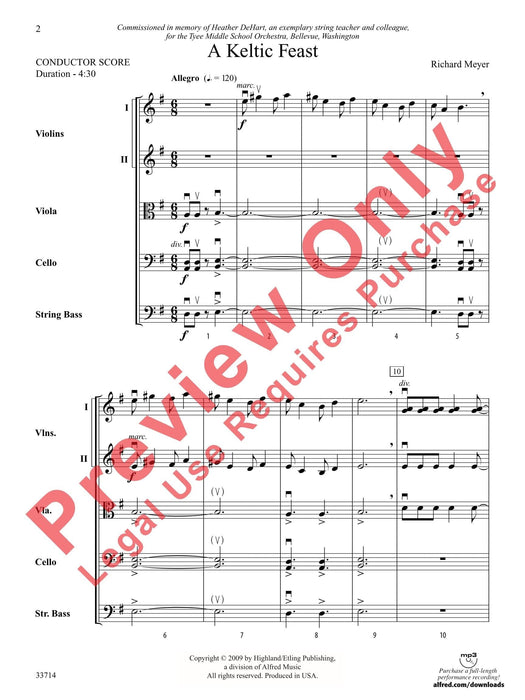 A Keltic Feast 總譜 | 小雅音樂 Hsiaoya Music