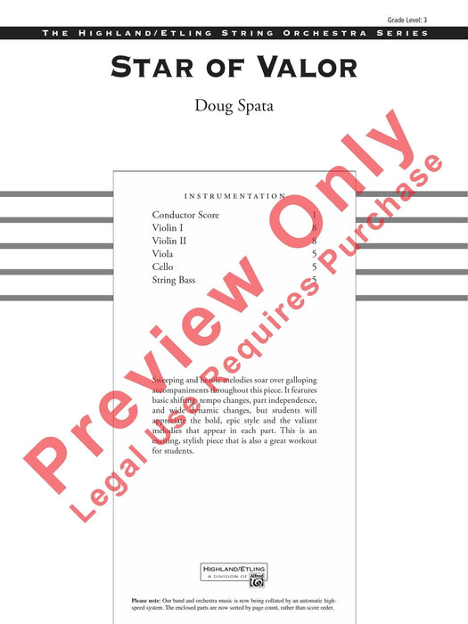 Star of Valor 總譜 | 小雅音樂 Hsiaoya Music