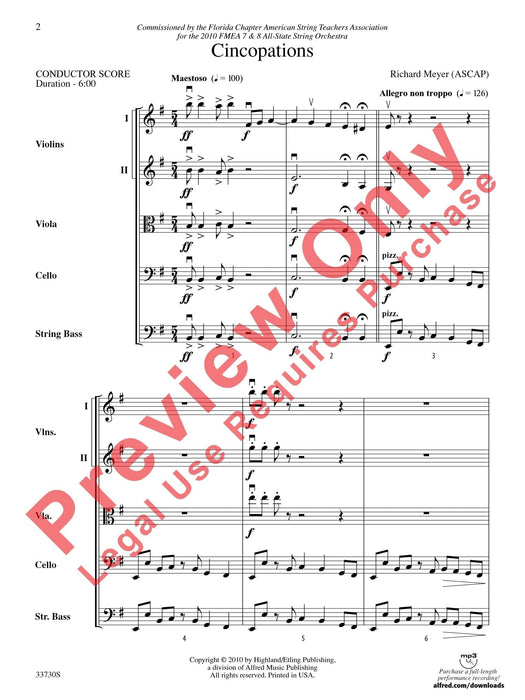 Cincopations 總譜 | 小雅音樂 Hsiaoya Music