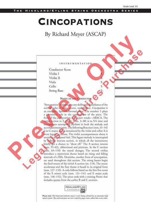 Cincopations | 小雅音樂 Hsiaoya Music