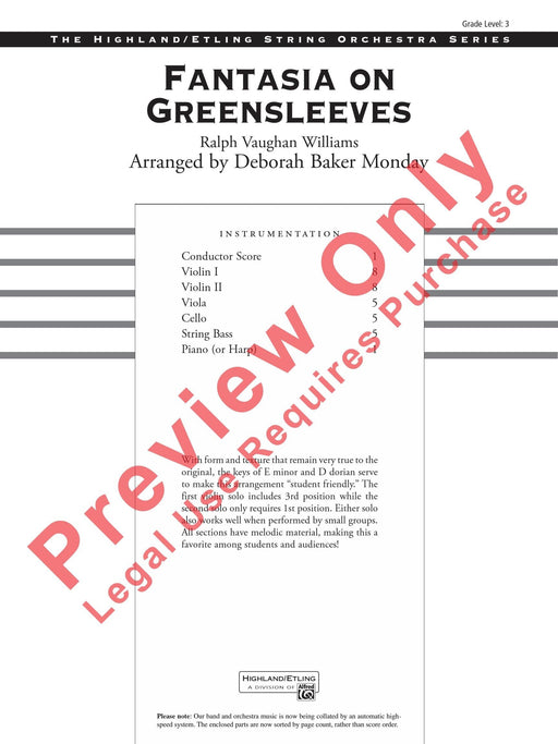 Greensleeves Based on "Fantasia on Greensleeves" 沃恩威廉斯 綠袖子 幻想曲 綠袖子 | 小雅音樂 Hsiaoya Music