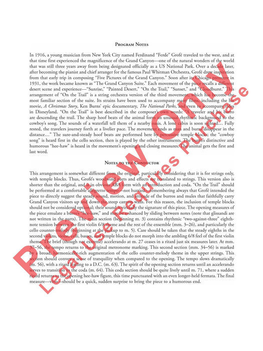 On the Trail From Grand Canyon Suite 組曲 | 小雅音樂 Hsiaoya Music