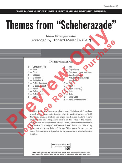 Themes from Scheherazade 李姆斯基－柯薩科夫 | 小雅音樂 Hsiaoya Music