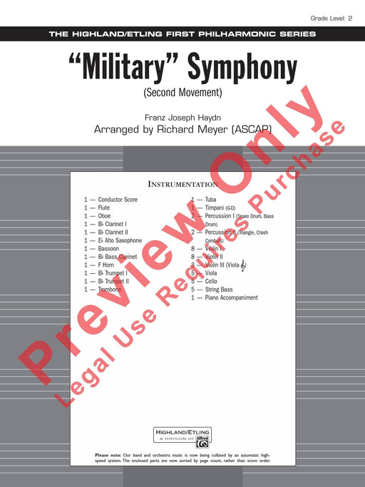 Military Symphony Second Movement 海頓 交響曲樂章 | 小雅音樂 Hsiaoya Music