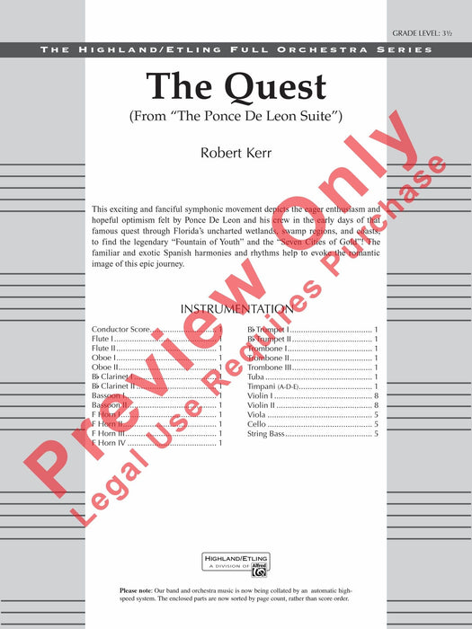 The Quest (From The Ponce De Leon Suite) 組曲 | 小雅音樂 Hsiaoya Music