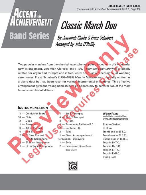 Classic March Duo 進行曲二重奏 總譜 | 小雅音樂 Hsiaoya Music