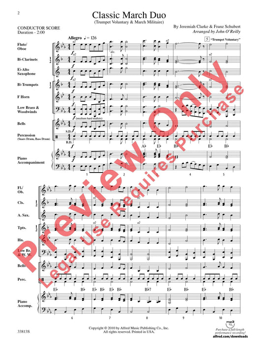 Classic March Duo 進行曲二重奏 總譜 | 小雅音樂 Hsiaoya Music