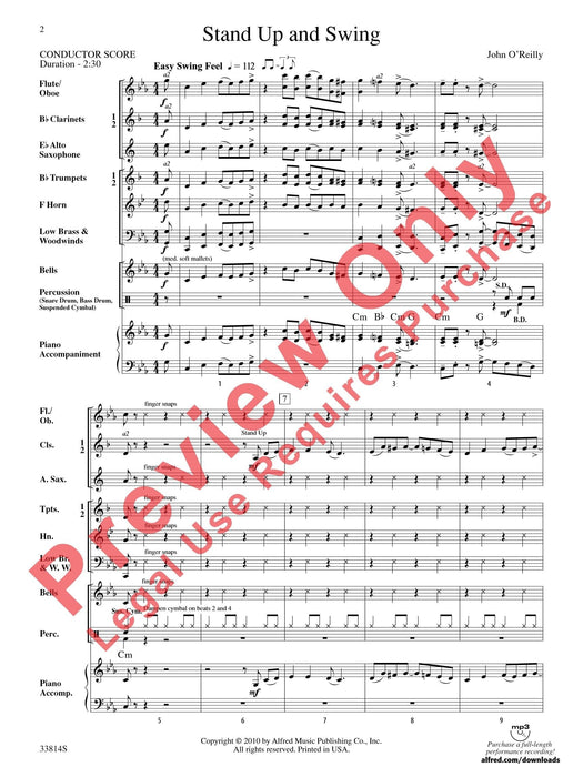 Stand Up and Swing 搖擺樂 總譜 | 小雅音樂 Hsiaoya Music