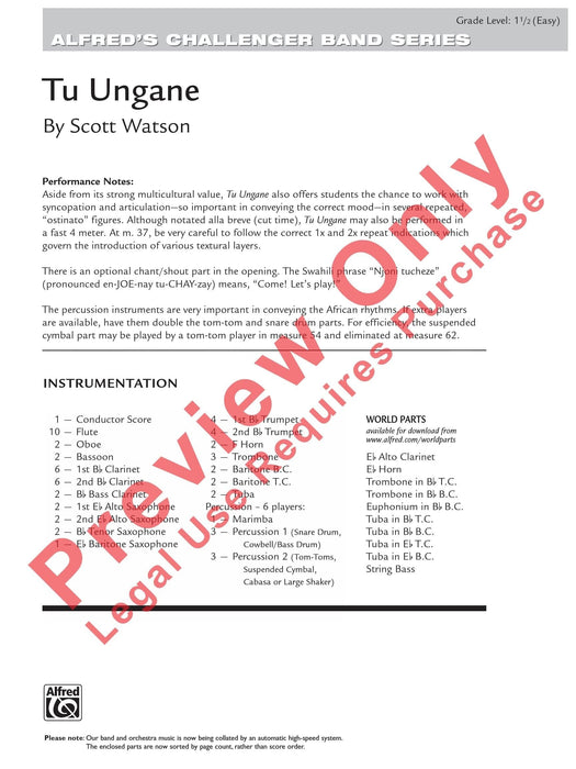 Tu Ungane Let's Join Together 總譜 | 小雅音樂 Hsiaoya Music