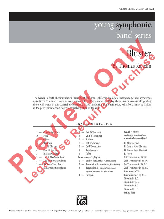 Bluster 總譜 | 小雅音樂 Hsiaoya Music