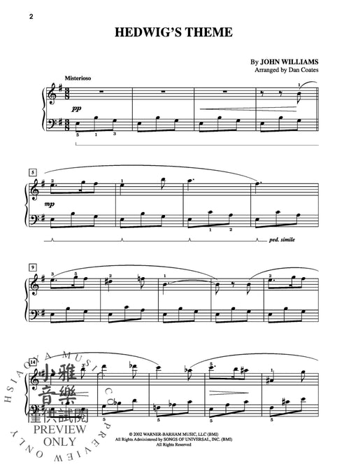 Hedwig's Theme (from Harry Potter and the Half-Blood Prince) 主題 | 小雅音樂 Hsiaoya Music