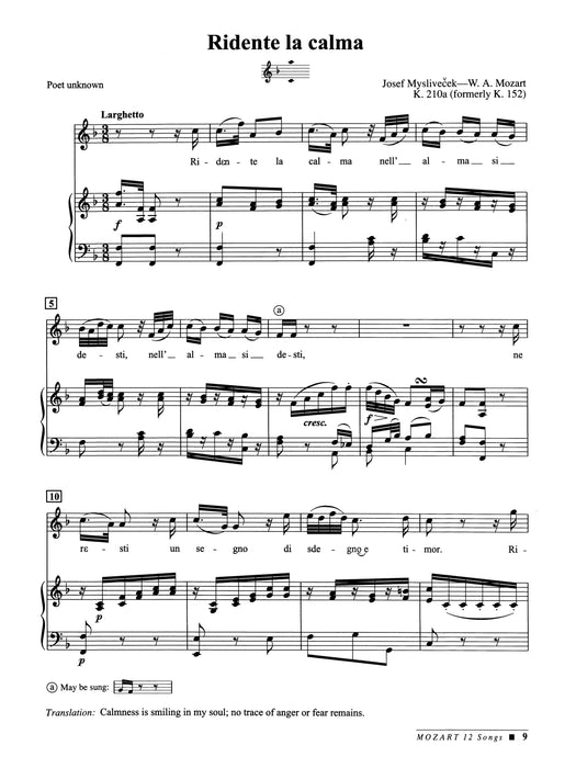 Mozart -- 12 Songs 莫札特 | 小雅音樂 Hsiaoya Music