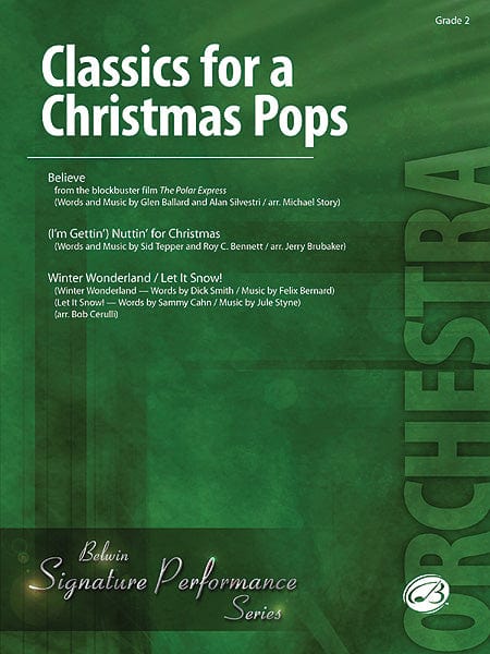 Classics for a Christmas Pops, Level 2 Featuring: Have Yourself a Merry Little Christmas / (I'm Gettin') Nuttin' for Christmas / Winter Wonderland/Let It Snow! 總譜 | 小雅音樂 Hsiaoya Music