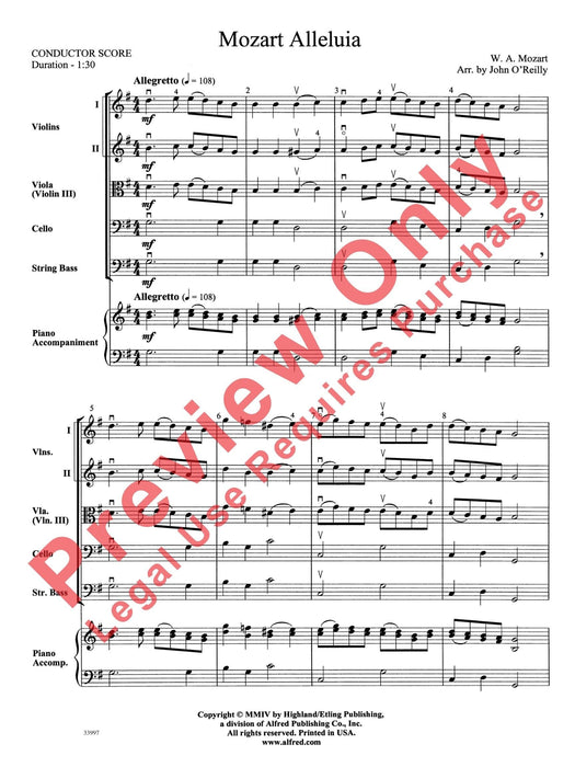 Mozart Classics Featuring: Minuet and Rondo / Alleluia / Serenade and Dance 莫札特 小步舞曲 迴旋曲 小夜曲 舞曲 總譜 | 小雅音樂 Hsiaoya Music