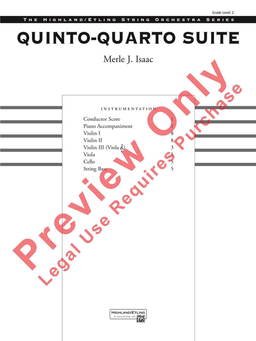 Classics from Merle Isaac Featuring: The Apollo Suite / Quinto-Quinto Suite / Belvedere Suite 組曲 總譜 | 小雅音樂 Hsiaoya Music