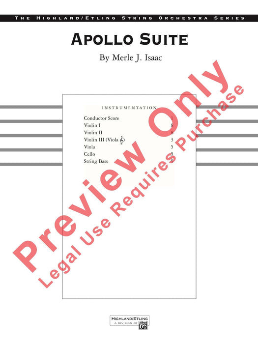 Classics from Merle Isaac Featuring: The Apollo Suite / Quinto-Quinto Suite / Belvedere Suite 組曲 總譜 | 小雅音樂 Hsiaoya Music