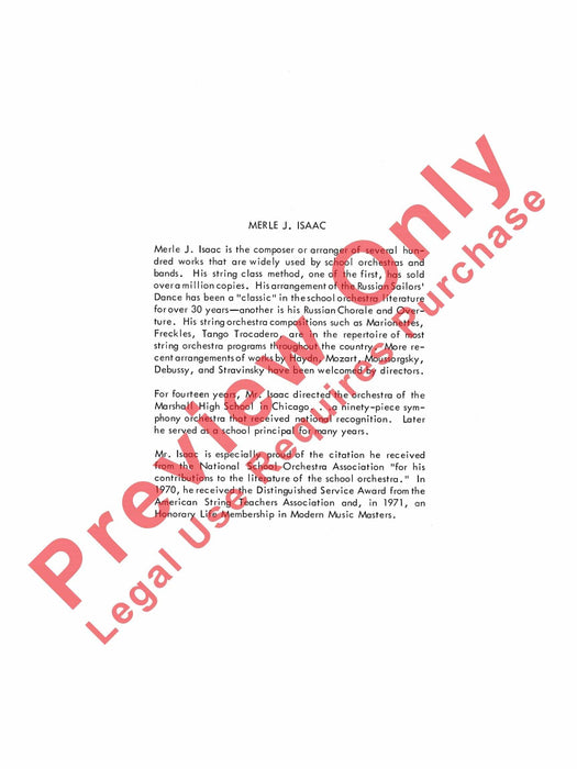 Classics from Merle Isaac Featuring: The Apollo Suite / Quinto-Quinto Suite / Belvedere Suite 組曲 總譜 | 小雅音樂 Hsiaoya Music