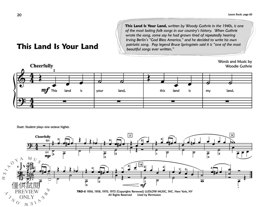 Premier Piano Course, Pop and Movie Hits 1A 鋼琴 | 小雅音樂 Hsiaoya Music