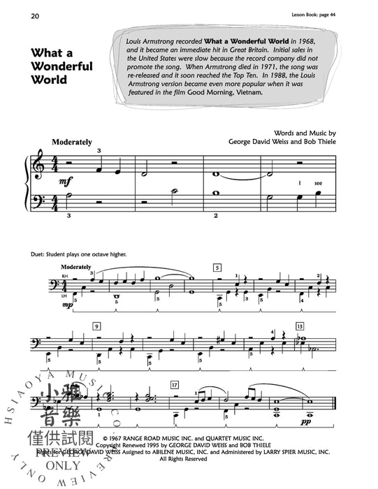 Premier Piano Course, Pop and Movie Hits 1B 鋼琴 | 小雅音樂 Hsiaoya Music