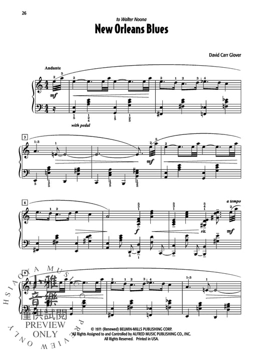 David Carr Glover's Favorite Solos, Book 3 11 of His Original Piano Solos 獨奏 鋼琴 獨奏 | 小雅音樂 Hsiaoya Music