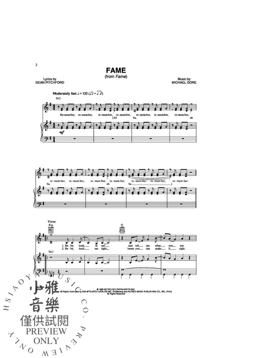 Fame (from Fame) | 小雅音樂 Hsiaoya Music