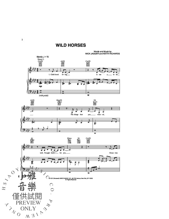 Wild Horses | 小雅音樂 Hsiaoya Music