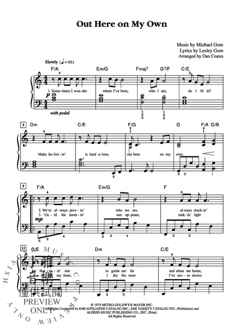 Out Here on My Own (from the Motion Picture Fame) | 小雅音樂 Hsiaoya Music