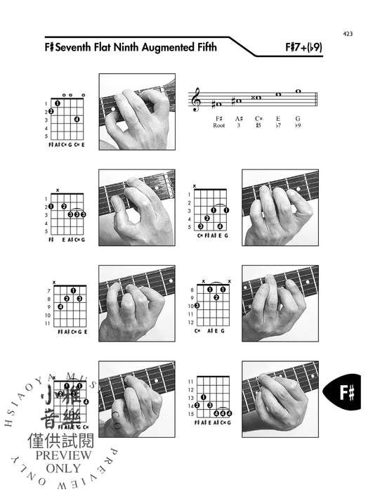 Guitar Picture Chord Encyclopedia Includes Over 3,100 Chords 吉他 和弦 | 小雅音樂 Hsiaoya Music