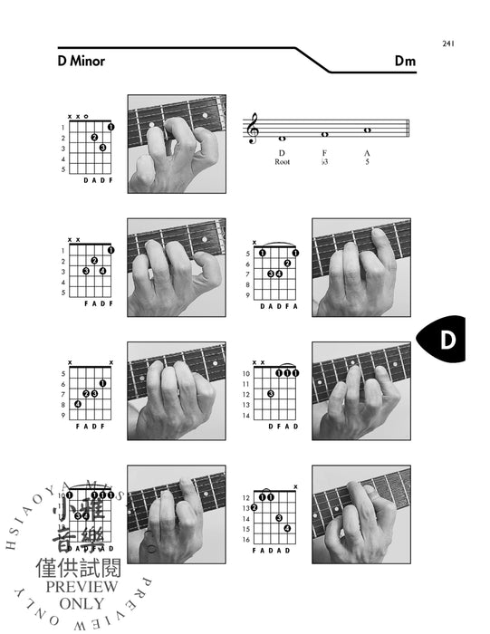 Guitar Picture Chord Encyclopedia Includes Over 3,100 Chords 吉他 和弦 | 小雅音樂 Hsiaoya Music