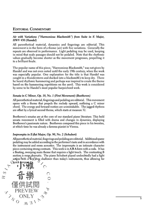 Audition Repertoire for the Advancing Pianist, Book 4 Two Stylistically Balanced and Technically Diverse Programs | 小雅音樂 Hsiaoya Music