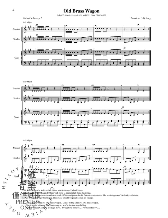 Learning Together Sequential Repertoire for Solo Strings or String Ensemble 獨奏 弦樂 | 小雅音樂 Hsiaoya Music