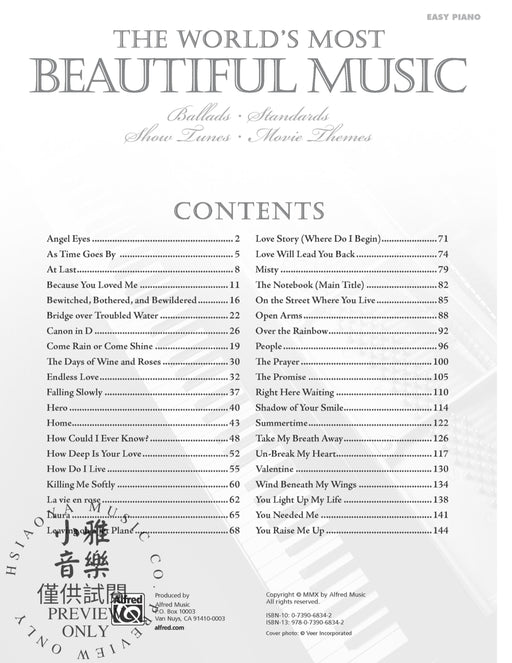 The World's Most Beautiful Music Ballads * Standards * Show Tunes * Movie Themes 敘事曲 | 小雅音樂 Hsiaoya Music