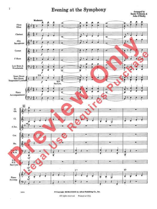 Evening at the Symphony 交響曲 總譜 | 小雅音樂 Hsiaoya Music