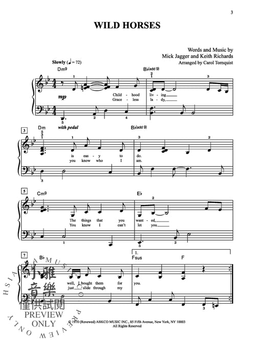 Wild Horses | 小雅音樂 Hsiaoya Music