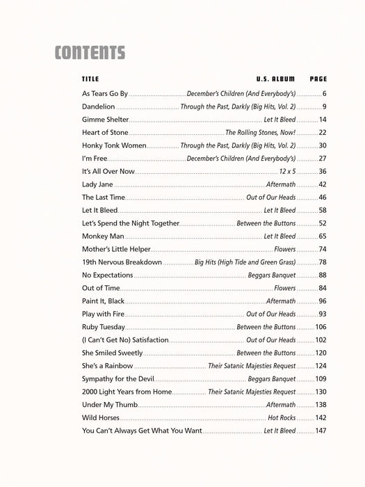 The Rolling Stones: Sheet Music Anthology | 小雅音樂 Hsiaoya Music