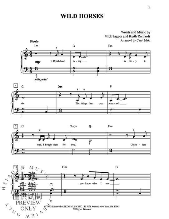 Wild Horses | 小雅音樂 Hsiaoya Music