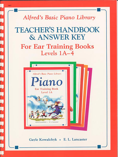 Alfred's Basic Piano Library: Ear Training Teacher's Handbook and Answer Key, Levels 1A-4 鋼琴 | 小雅音樂 Hsiaoya Music
