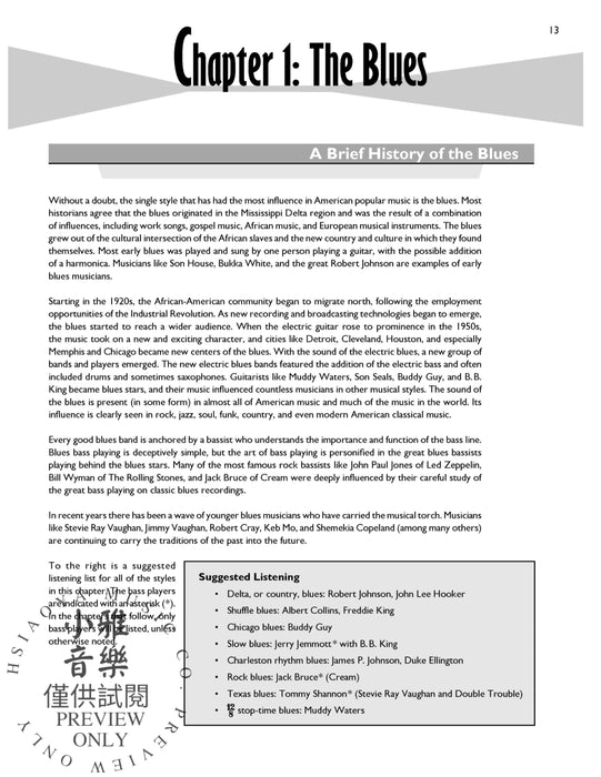 Bass Line Encyclopedia Over 100 Bass Lines in All Styles | 小雅音樂 Hsiaoya Music