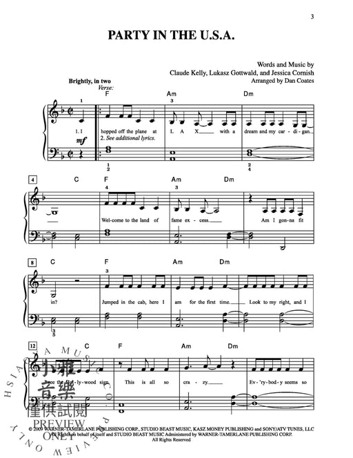 Party in the U.S.A. | 小雅音樂 Hsiaoya Music