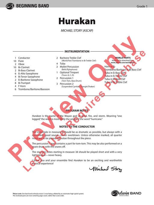 Hurakan 總譜 | 小雅音樂 Hsiaoya Music