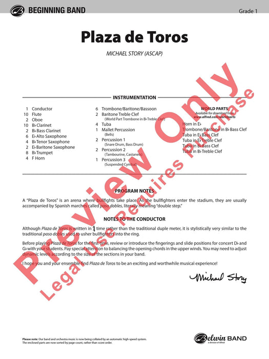 Plaza de Toros 總譜 | 小雅音樂 Hsiaoya Music