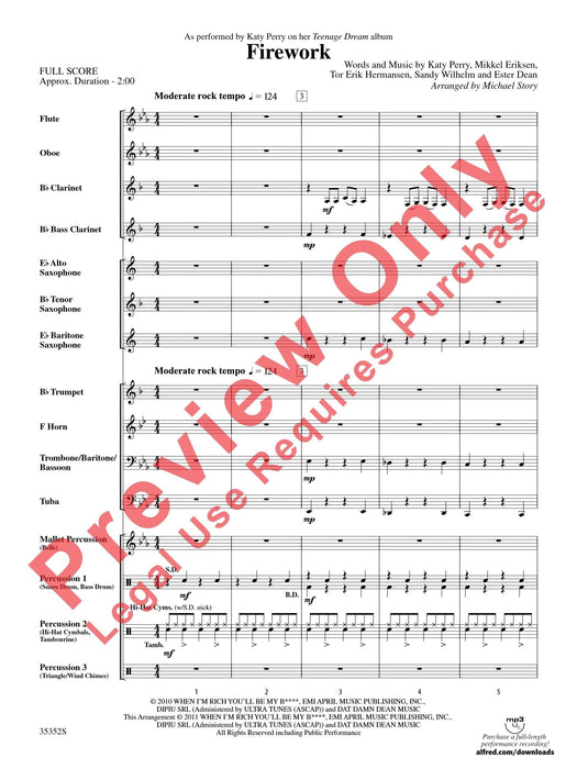 Firework As performed by Katy Perry on her Teenage Dream Album 總譜 | 小雅音樂 Hsiaoya Music