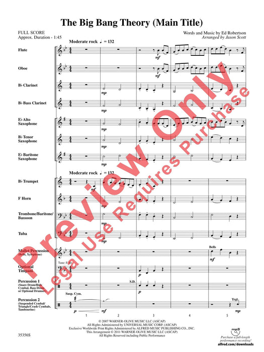 The Big Bang Theory (Main Title) 總譜 | 小雅音樂 Hsiaoya Music